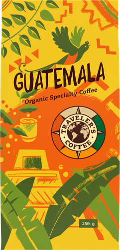 

Кофе зерновой TRAVELERS COFFEE Гватемала жареный, 250г