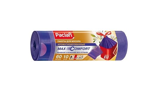 Мешки для мусора Paclan Drawstring Aroma 60л 10шт