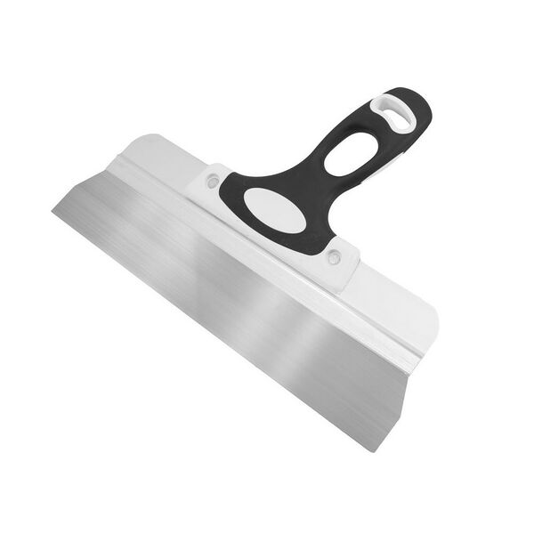 Шпатель фасадный гладкий Decor Black White, 200 мм, двухкомпонентная ручка