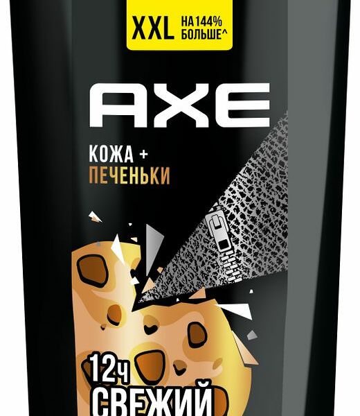 Гель для душа мужской Axe Leath&Cook