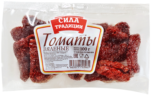 Томаты Сила традиции вяленые, 100г