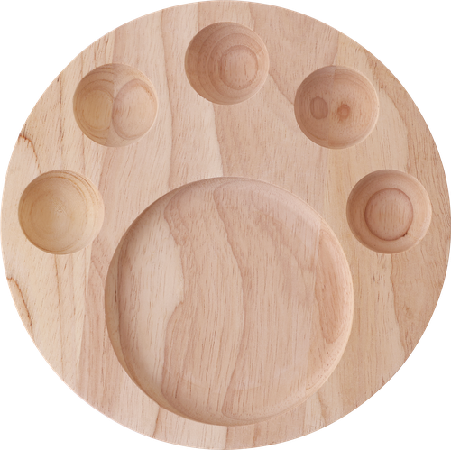 

Подставка для яиц HOMECLUB Wood, пасхальная, 20x20x2см, каучуковое дерево