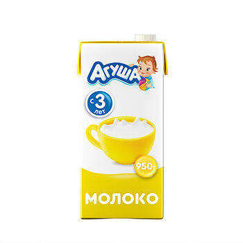 Молоко Агуша 3,2% 925 мл с 3 лет