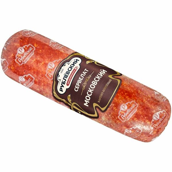 Сервелат Рублевский Московский варено-копченый 300г