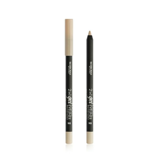 Карандаш для век гелевый Deborah Milano Gel Kajal & Eyeliner Pencil 2 in 1 т.06 Сливочный 1,4 г