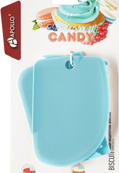 Набор кондитерских шпателей Apollo Biscuit мятный 3 предмета