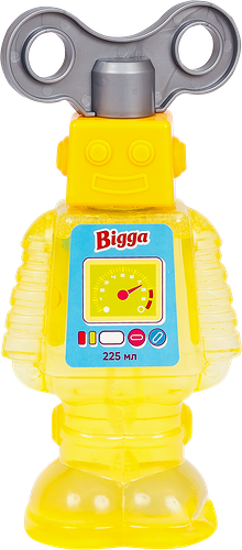 Мыльные пузыри BIGGA Робот Арт. BB193, 225мл
