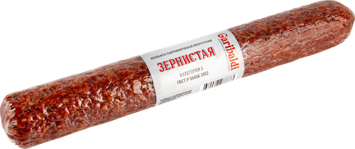 

Колбаса ГАРИБАЛЬДИ Зернистая с/к п/сух в/у вес до 900 г
