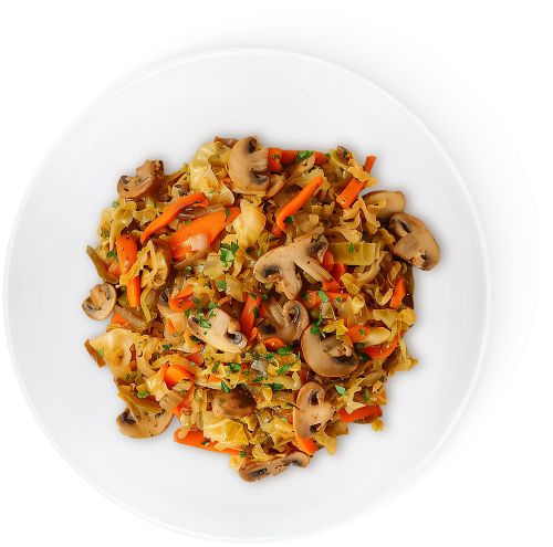 Капуста тушеная М-Кухня с грибами