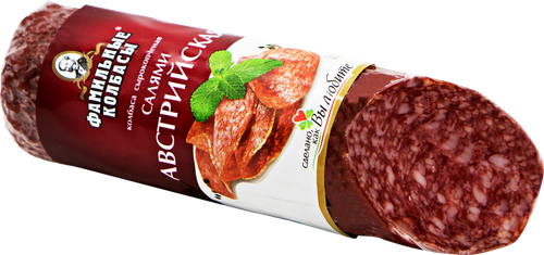 

Колбаса сырокопченая ФАМИЛЬНЫЕ КОЛБАСЫ Салями Австрийская, 150г