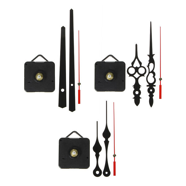 Ladecor chrono механизм часовой с плавным ходом, 13,1-14,3 см, пластик, металл, 3 вида, арт 2