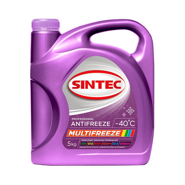 Sintec ANTIFREEZE MULTIFREEZE   5кг/4,3л