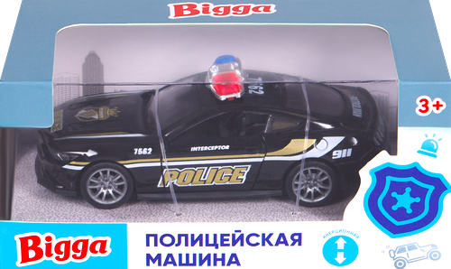 Машинка полицейская BIGGA, 1:32, Арт. 992220105