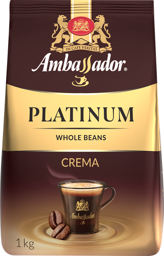 

Кофе в зёрнах Ambassador Platinum Crema 1 кг