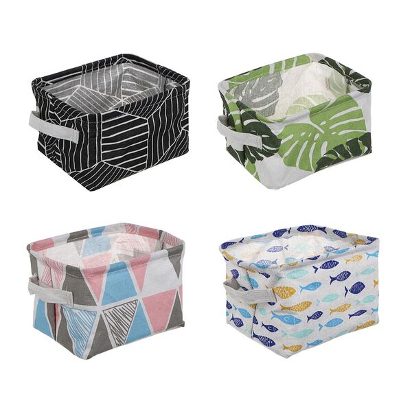 Vetta барселона короб складной, текстиль, водоотталкивающая пропитка, 16х20х13 см, в ассортименте