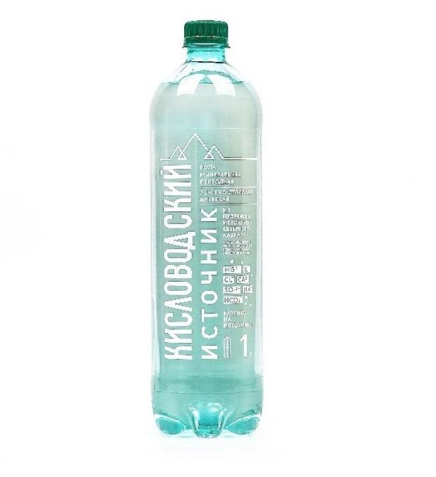 

Вода лечебно-столовая Кисловодский Источник газированная 1 л