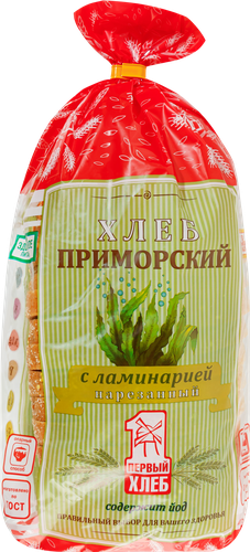 

Хлеб Первый Хлеб Приморский пшенично-ржаной с ламинарией в нарезке 400 г