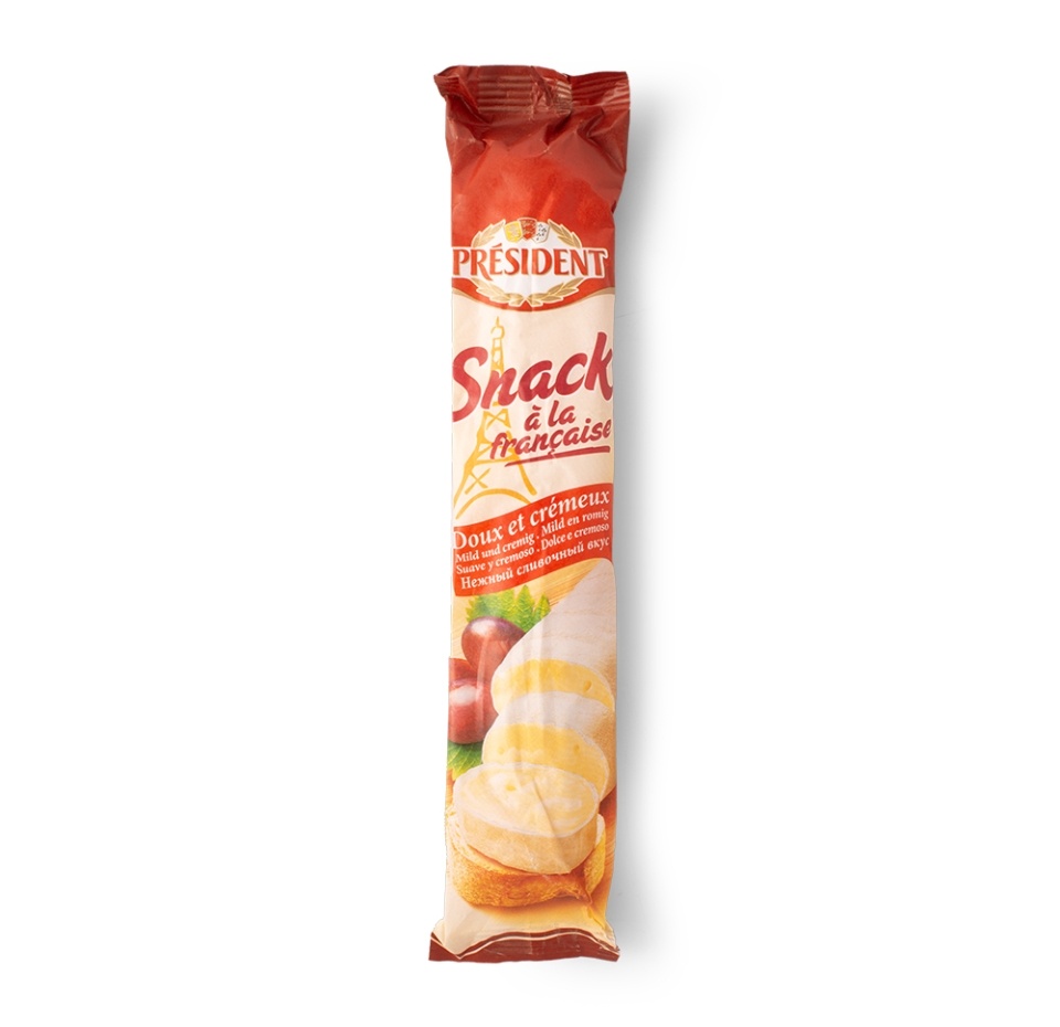 

Сыр мягкий President Snack с белой плесенью 170 г