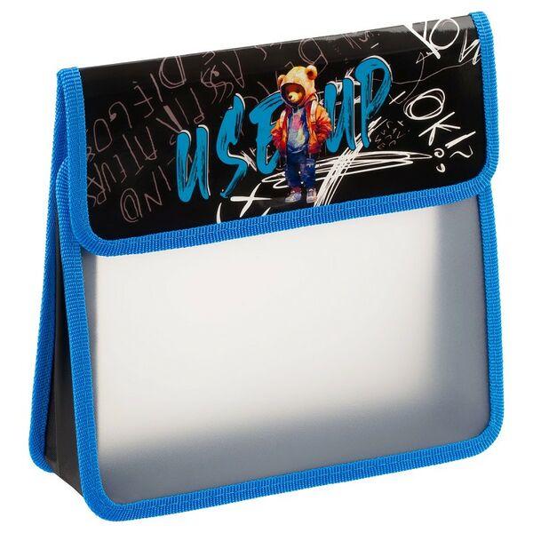 Папка для тетрадей ArtSpace Music 2 отделения А5 пластик на липучке