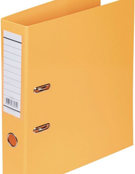 Папка Hatber Premium Newtone Neon Регистратор с арочным механизмом А4 оранжевый