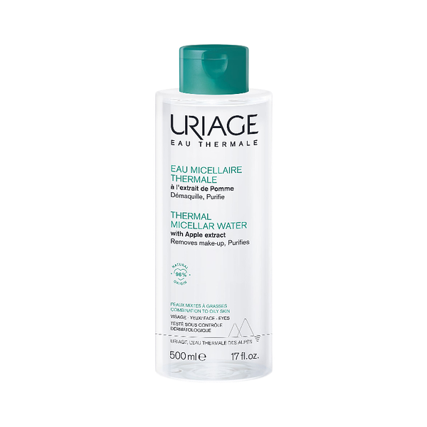 Вода мицеллярная Uriage Eau Micellaire Thermale 500 мл для комбинированной и жирной кожи