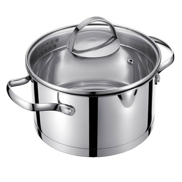 Кастрюля с крышкой Linea Torino, 4.7 л, нержавеющая сталь