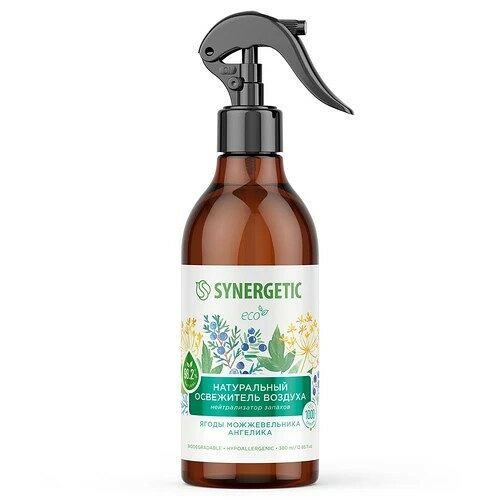 Освежит воздуха Synergetic Ягоды можжевельника и ангелика гипоаллерг 380мл