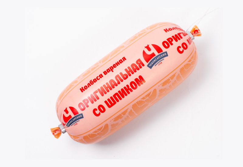 

Колбаса вареная ЧМК Оригинальная со шпиком, категория В