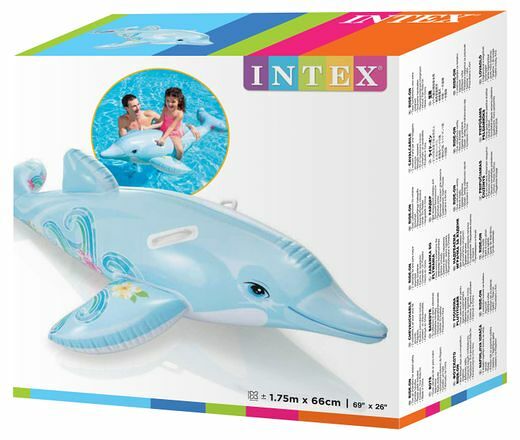 Фигура надувная INTEX Райдон дельфин, 168x79x38 см