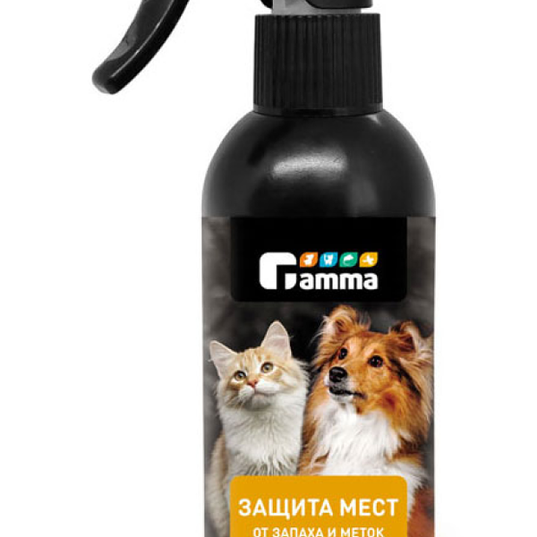 Спрей для животных Gamma Хорошие манеры для защиты мест не предназначенных для туалета 250мл 