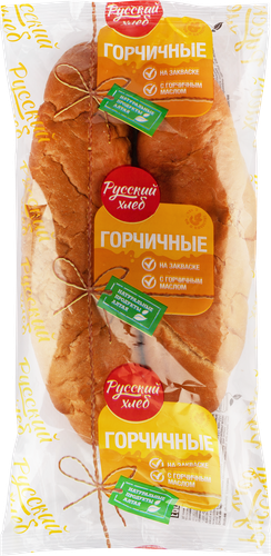 

Булочка Русский хлеб Горчичная 120 г