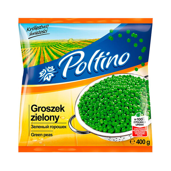 Зеленый горошек 400г POLTINO