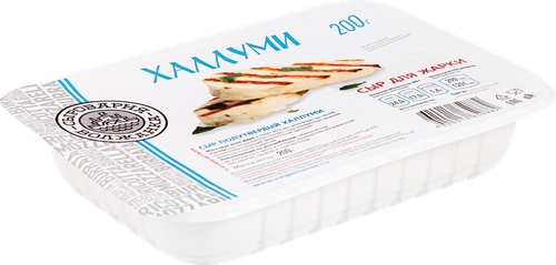 

Сыр для жарки Сыроварня Волжанка полутвёрдый Халлуми 50 % 200 г