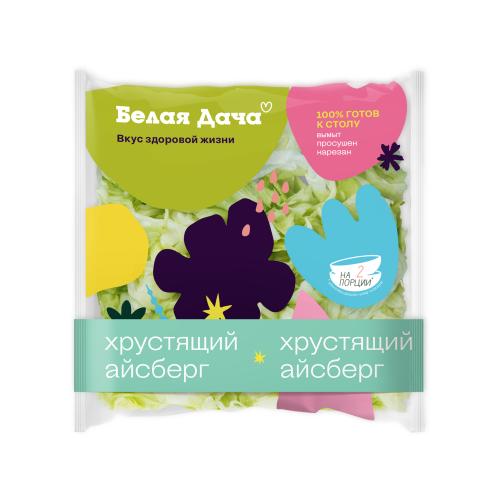 

Салат айсберг Белая Дача свежий листовой резаный 140 г