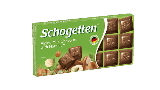 Шоколад молочный Schogetten с фундуком