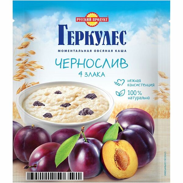Каша Русский продукт геркулесовая с черносливом 35 г