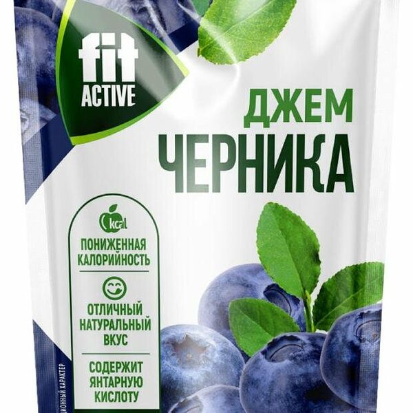Джем FitActive черника без сахара