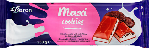 

Шоколад молочный Baron maxi 250 г