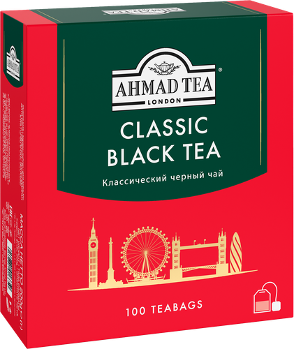 

Чай черный Ahmad Tea Classic Black Tea 100 пакетиков х 2 г