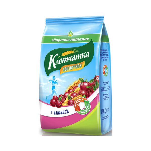 Клетчатка пшеничная с клюквой вес 150 гр.
