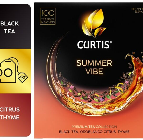 Чай черный Curtis Summer Vibe 100*1.5г