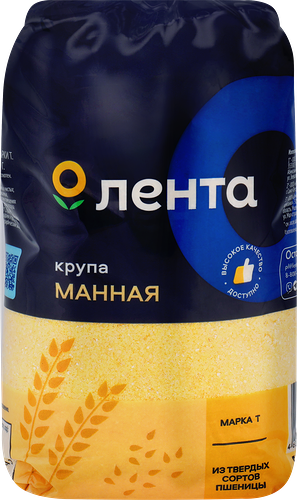 Крупа манная ЛЕНТА марка Т