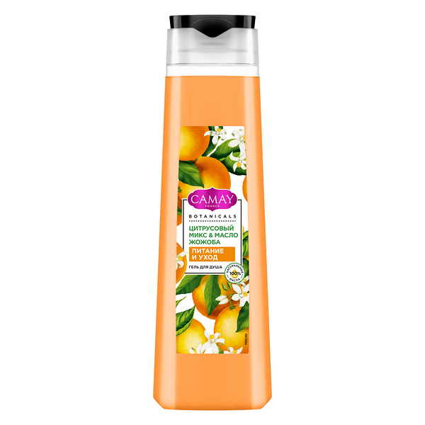 Гель для душа Camay Цитрусовый микс и масло жожоба, 400 мл