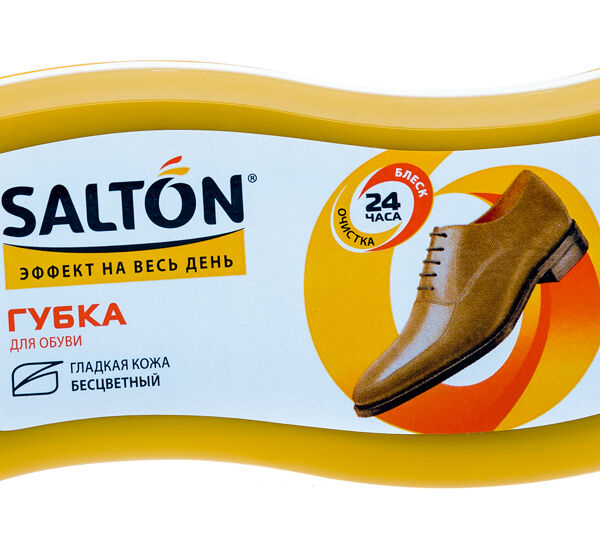 Губка для обуви Salton для гладкой кожи с норковым маслом