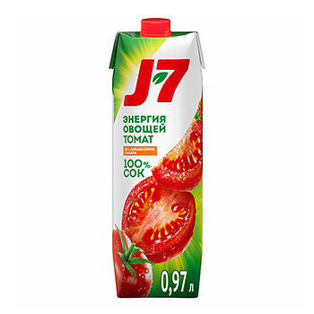 100% томатный сок с мякотью J7 0,97л