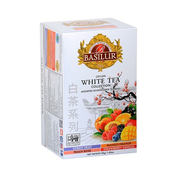 Чай Basilur Белый аромат ассорти 20пакх1,5г 30г
