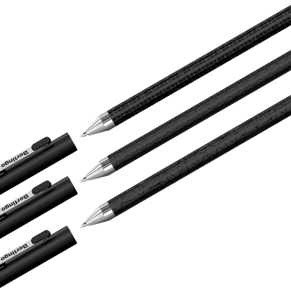 Ручка Berlingo DoubleBlack шариковая синяя, 0,7 мм 1 шт