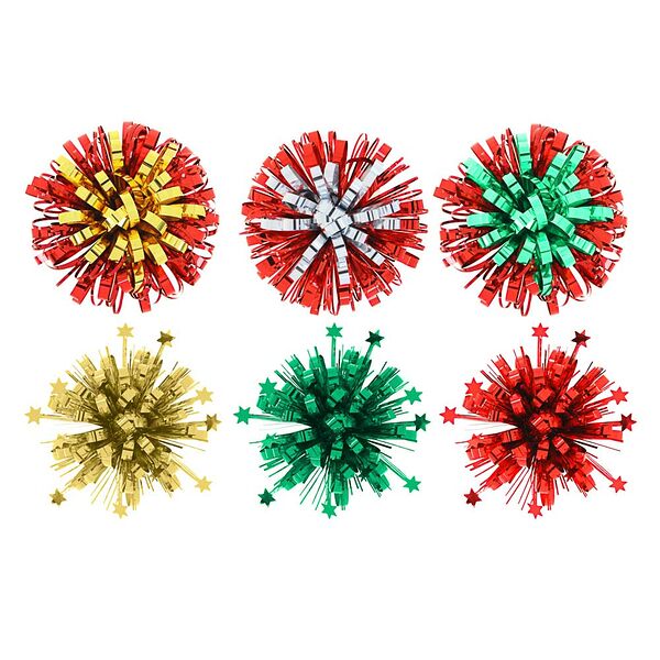 Сноу бум бант для упаковки подарка, в ассортименте, 1 шт