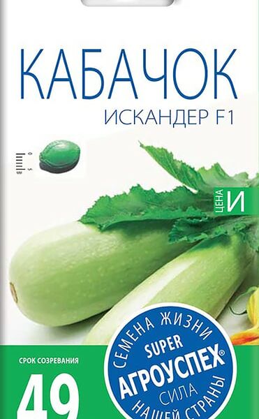 Семена Агроуспех Кабачок Искандер F1 5шт