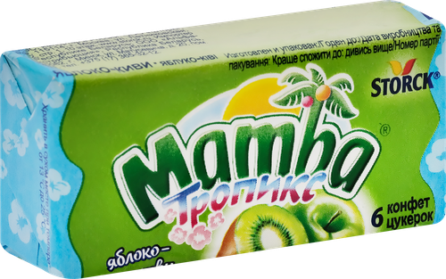 

Конфеты жевательные MAMBA Тропикс, 26,5г